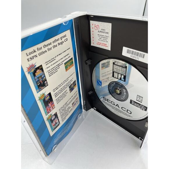Sega CD : ESPN Sunday Night NFL Sega CD Complete 1994 - Picture 4 of 7